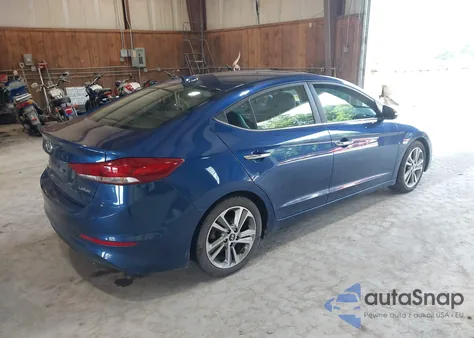 2017 Hyundai Elantra Limited from USA, damaged, VIN 5NPD84LF0HH103287